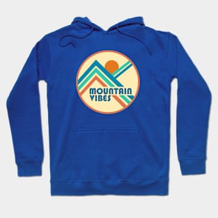 Mountain Vibes Retro Western Lines Hoodie